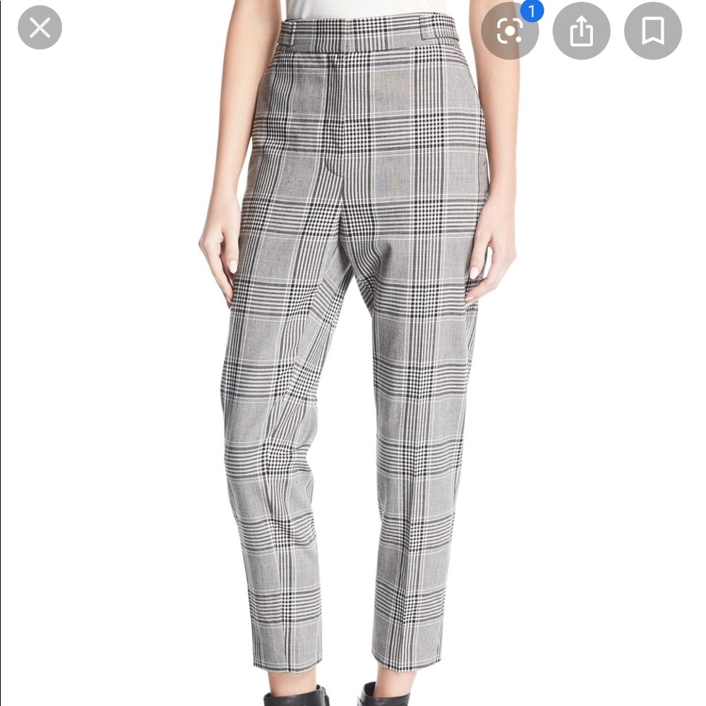 high waisted stretchy patterned pants